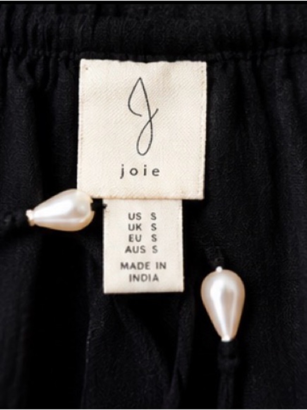 NWT Joie Black Semi-Sheer Maxi Skirt with Front Slit - Picture 3 of 4